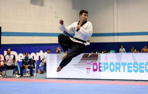 Aguilar firm&oacute; una s&oacute;lida actuaci&oacute;n en la competencia realizada en Santo Domingo. (Foto: COG) 