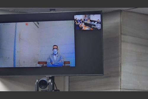 Kevin Malouf acud&iacute;a a las audiencias por videoconferencia. (Foto: soy502/archivo)