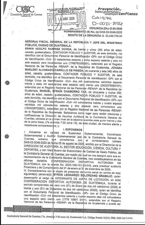 La denuncia incluye a varios funcionario y exfuncionarios de la CDAG. (Imagen: cortes&iacute;a)