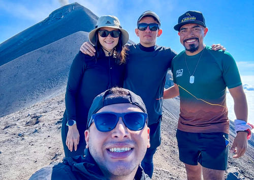 Haza&ntilde;a en el Volc&aacute;n de Fuego: Luis Pedro Ojot y su gran desaf&iacute;o. (Foto: Carlos Vicente/Colaborador)