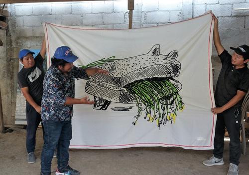 A donde va lleva plasmada las tradiciones y el habla de su natal Chixot. (Foto: Carlos Sotz/Colaborador)