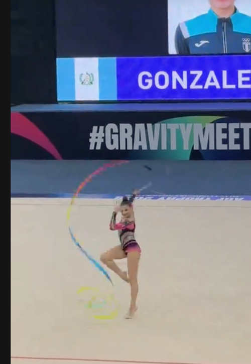 Daniella González guatemalteca Copa Mundial de Gimnasia Rítmica, Bakú, Azerbaiyán