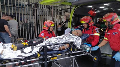El herido fue identificado como: Carlos Rub&eacute;n Cant&eacute;. (Foto: Bomberos Municipales)