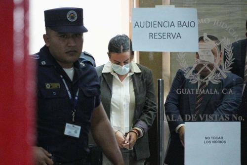Caso Isabel Claudina es procesado en el Juzgado de Mayor Riesgo D, esta diligencia se realiza bajo reserva judicial.(Foto: Wilder L&oacute;pez/Soy502)

