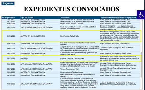 Dos amparos en contra de la postuladora para Fiscal General ser&aacute;n conocidos por la CC. (Foto: Captura de pantalla)