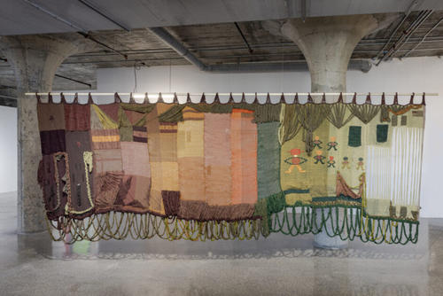 Arte textil de Comalapa se posiciona en la Bienal de S&iacute;dney 2026. (Foto: Toronto Biennal of Art)