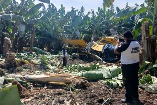 La aeronave quedo destruida por el impacto. (Foto: Archivo/Soy502)

