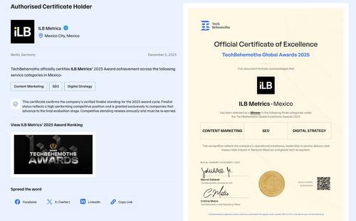 (Fotograf&iacute;a cortes&iacute;a: ILB Metrics)