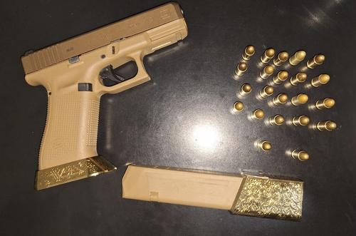 El arma fue decomisada tras la captura de los dos asaltantes. (Foto: PNC)