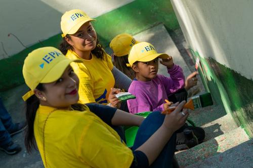 EPA, Voluntariado del Color, escuela, Las Crucitas, Fraijanes, Soy502, Guatemala