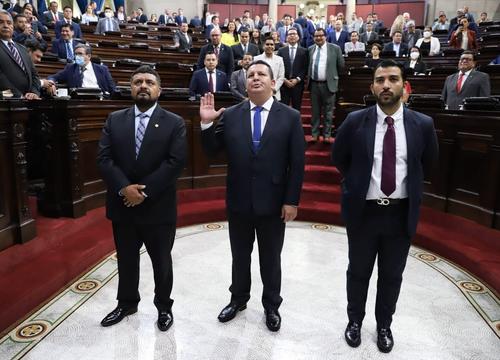 Juramentaci&oacute;n de Frank Bode como contralor General de Cuentas, el 8 de noviembre de 2022. (Foto: CGC/Soy502)