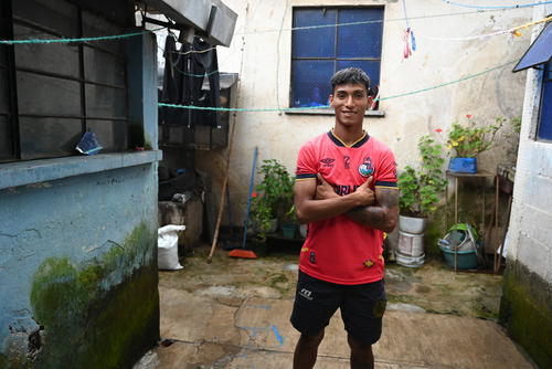 Aqu&iacute; comenz&oacute; todo: la humilde vivienda donde naci&oacute; el sue&ntilde;o de Rudy Mu&ntilde;oz. (Foto: Pedro Pablo Mijangos / Nuestro Diario) 