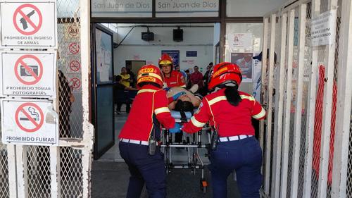 La v&iacute;ctima sufri&oacute; heridas en diferentes partes del cuerpo. (Foto: Bomberos Municipales)