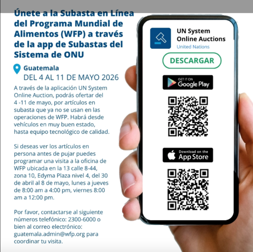 La subasta podr&aacute; realizarse desde la app de UN System Online Auctions. (Foto: Cortes&iacute;a)