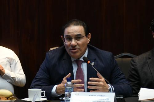 El ministro Marco Antonio Villeda afirm&oacute; que la alta percepci&oacute;n de inseguridad no siempre coincide con las estad&iacute;sticas oficiales. (Foto: Wilder L&oacute;pez/Soy502) 