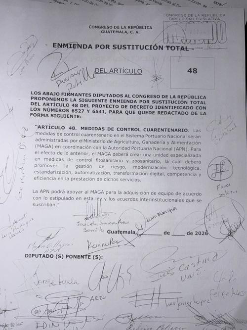 La reforma busca agilizar los tr&aacute;mites, fortalecer la seguridad, atraer inversiones y modernizar el comercio exterior del pa&iacute;s. (Imagen: Organismo Legislativo) 