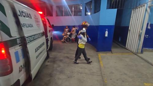 Los menores de edad fueron trasladados a un centro asistencial. (Foto: Rudy L&oacute;pez/Colaborador)