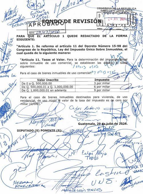 Icefi se&ntilde;al&oacute; que los cambios acelerados en el Pleno generaron ambig&uuml;edades e interpretaciones contradictorias sobre el texto final. (Imagen: captura de pantalla) 