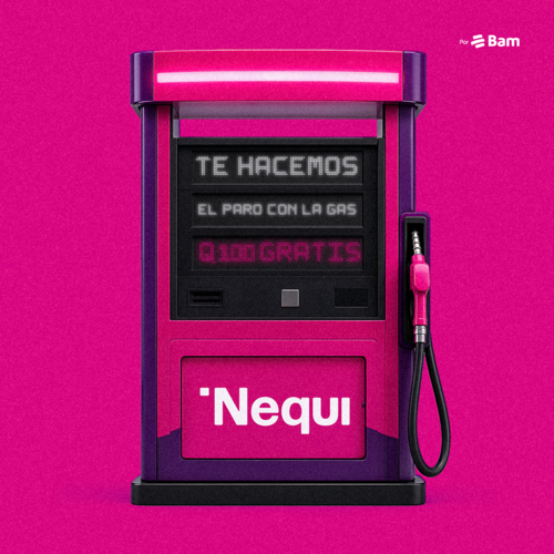 Nequi, gasolina, factura, compra, redes sociales, participa, Guatemala, Soy502