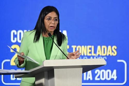 Vicepresidenta ejecutiva, Delcy Rodr&iacute;guez. (Foto: redes sociales)