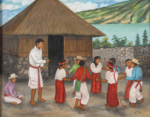 "El rancho escolar" sobresale por su viveza. (Foto: auctionet.com)