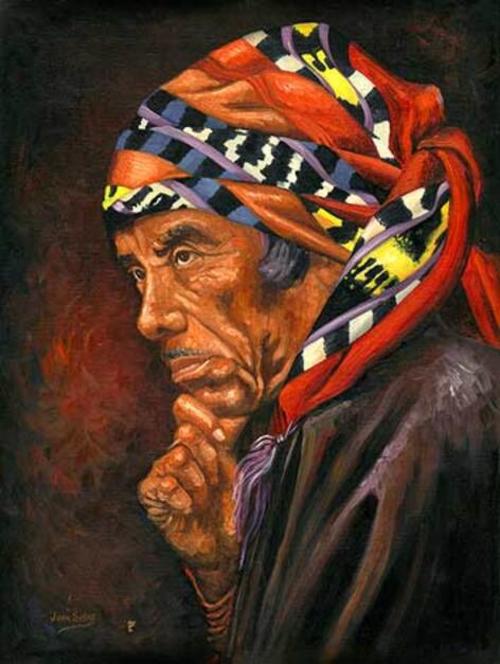 El artista tambi&eacute;n incursion&oacute; en los autorretratos. (Foto: popol-mayab.org)