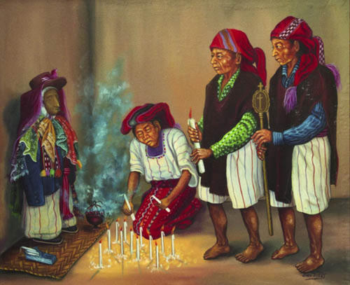 El sincretismo religioso tambi&eacute;n se reflej&oacute; en sus obras. (Foto: www.artemaya.org)