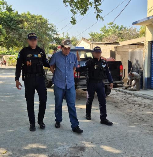 El capturado fue identificado como: Rodolfo Romero Rivas. (Foto: PNC)