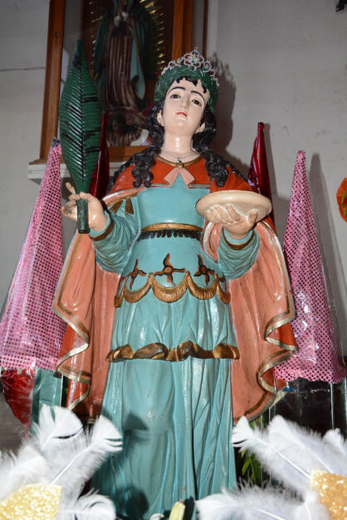 La virgen Santa Luc&iacute;a es la patrona del municipio. (Foto: Archivo)