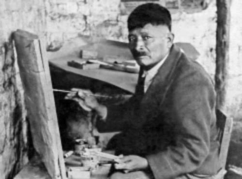 Don Andr&eacute;s comenz&oacute; pintando sobre latas y tablas de madera. (Foto: RR SS)