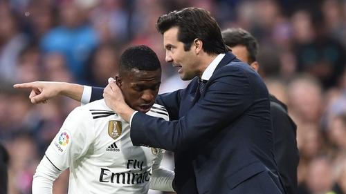 Vinicius debut&oacute; en el Madrid gracias a la confianza de Solari. (Foto: Redes)