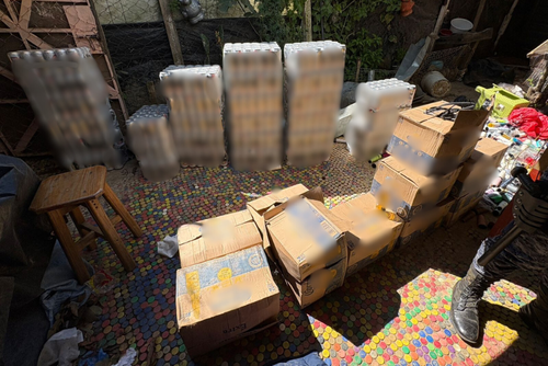 Esto localizaron en el interior de la caleta. (Foto: Sistema Penitenciario)