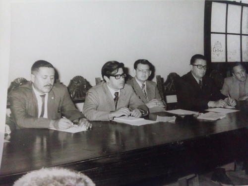 &Aacute;ngel Guillermo Arreaga como alcalde de San Marcos tambi&eacute;n fue estudiante viajero. (Foto: Josu&eacute; Ardeano/Colaborador)