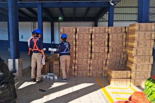 SAT, PNC, cigarrillos, contrabando, decomiso, El Salvador, 02