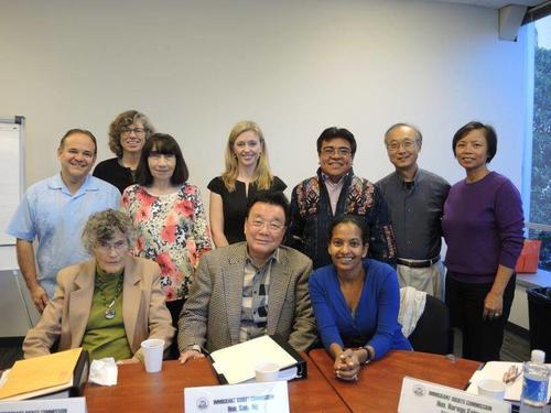 F&eacute;lix con delegados de instituciones de la comunidad internacional. (Foto: Juan Carlos Aquino/Colaborador)