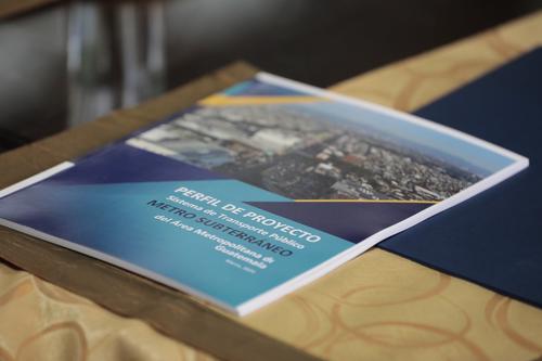 Perfil de proyecto del Sistema de Transporte P&uacute;blico del Metro en Guatemala. (Foto: Presidencia de la Rep&uacute;blica/Soy502)