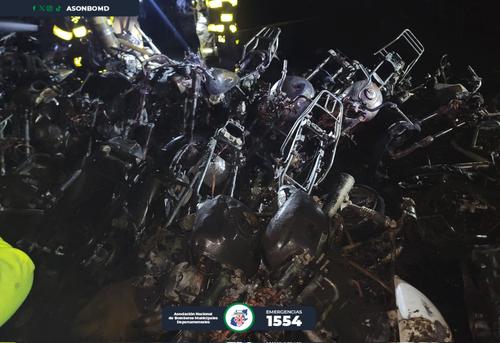 (Foto: Bomberos Municipales Departamentales)