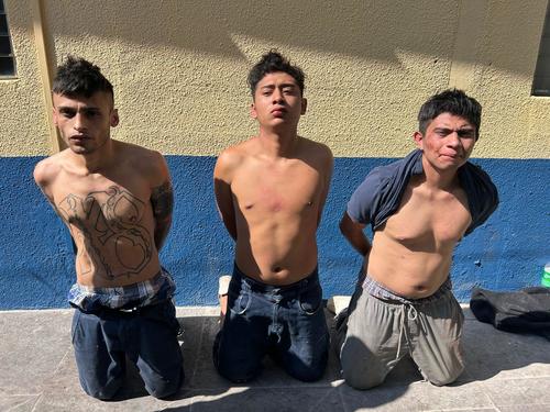 Los detenidos son presuntos terroristas de la clica &ldquo;Crazy rich&rdquo;, del Barrio 18. (Foto: PNC)