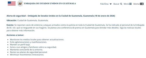 (Imagen: extracto de publicaci&oacute;n en la web de la Embajada de estados Unidos)