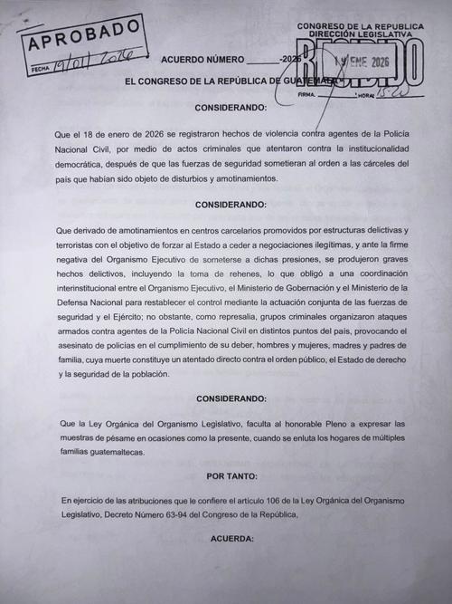 (Foto: Congreso Guatemala)