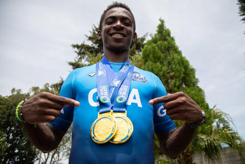 El patinador porte&ntilde;o suma preseas y consolida su lugar en la &eacute;lite internacional. (Foto: CDAG)