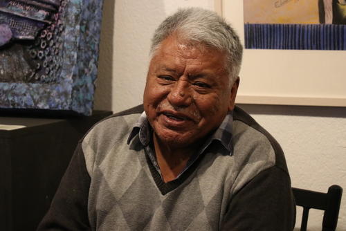 Eduardo Sac es un referente de la escultura y la pintura en Quetzaltenango. (Foto: Oswaldo Cop/Colaborador)