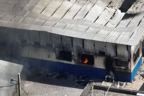 Pandilleros del Barrio 18 quemaron el &aacute;rea administrativa de Renovaci&oacute;n I. (Foto: redes sociales)