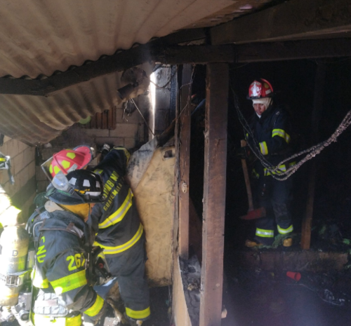 El fuego se propag&oacute; con gran rapidez. (Foto: ASONBOMD)