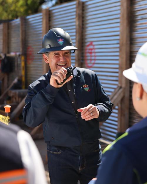 El alcalde de la ciudad, Ricardo Qui&ntilde;&oacute;nez, comparti&oacute; im&aacute;genes de la supervisi&oacute;n que realiz&oacute; durante la construcci&oacute;n del Aerometro. (Foto: Municipalidad de Guatemala)
