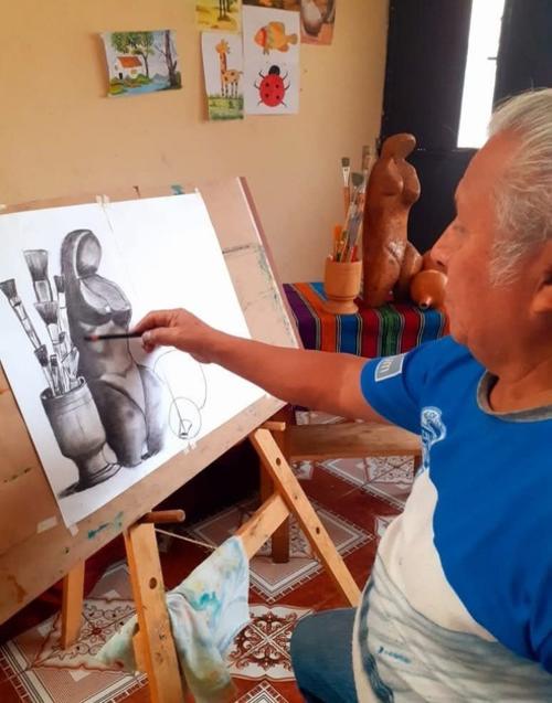 Se imparten diferentes cursos como el de dibujo. (Foto: Oswaldo Cop/Colaborador)