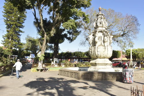 La fuente colonial data de 1690 y es patrimonio cultural de Guatemala. (Foto: Roberto Ruiz/Colaborador)