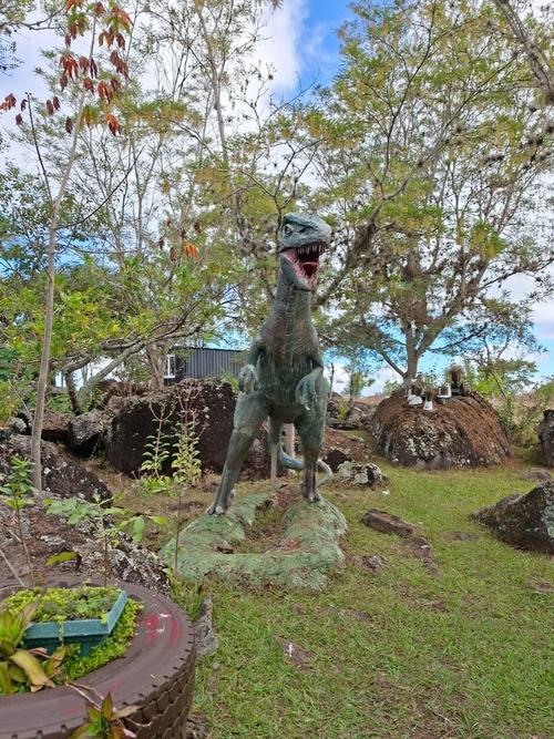 Hay dinosaurios y otros escenarios que son especialmente admirados por los peque&ntilde;os. (Foto: FB Finca El Pedregal)