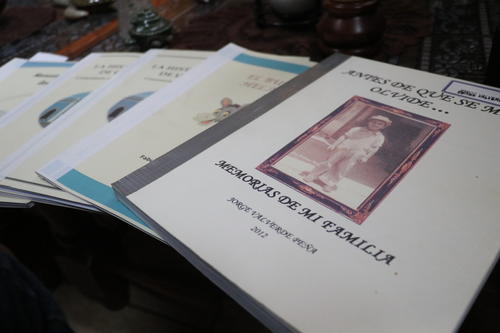 Sus libros se centran un 80 por ciento en la historia local. (Foto: Oswaldo Cop/Colaborador)