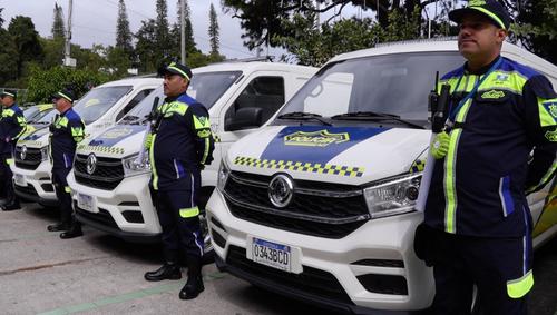 La Polic&iacute;a se prepar&oacute; para afrontar el impacto del tr&aacute;nsito. (Foto: Cortes&iacute;a Municipalidad de Guatemala)